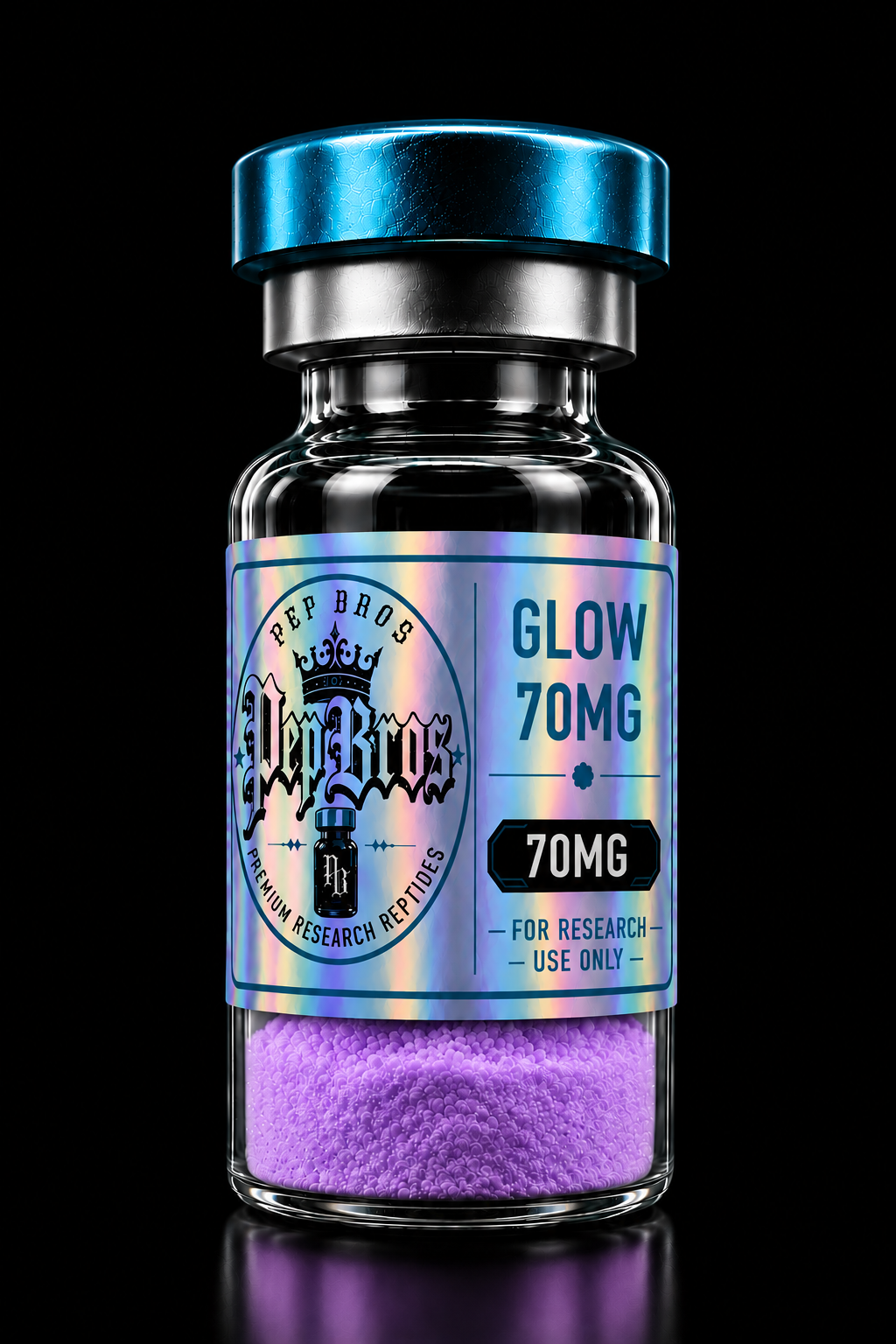 GLOW STACK 70mg [Ghk-Cu 50mg + BPC-157 10mg + TB-500 10mg]